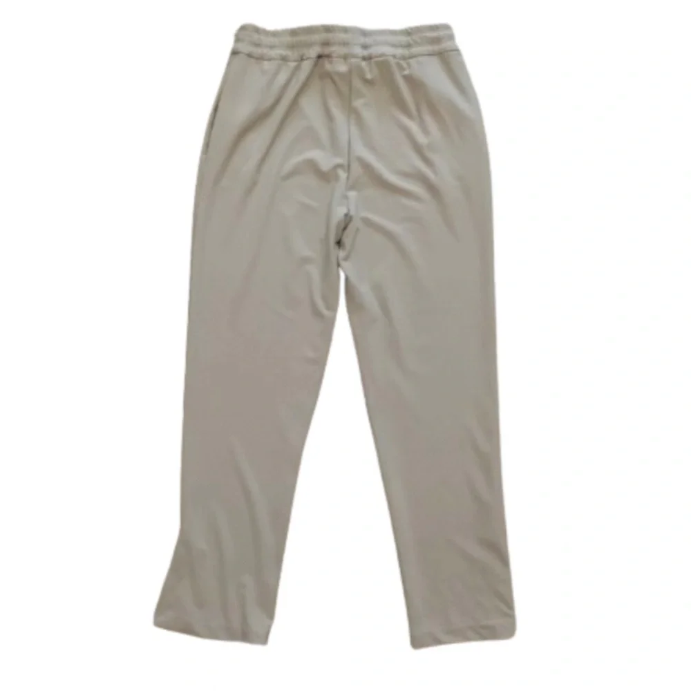 Joie Taupe High Rise Knit Pull On Split Hem Slim Tapered Leg Pants XS